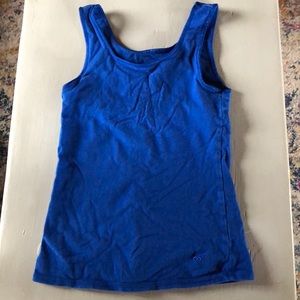 Blue justice tank top